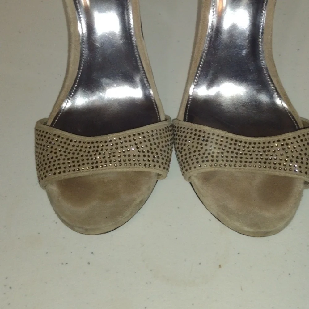 Coach bedazzled high heels size 9